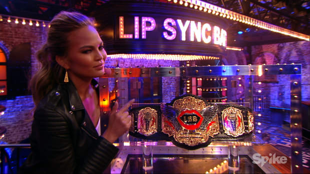 Chrissy Teigen in Lip Sync Battle reel (image)